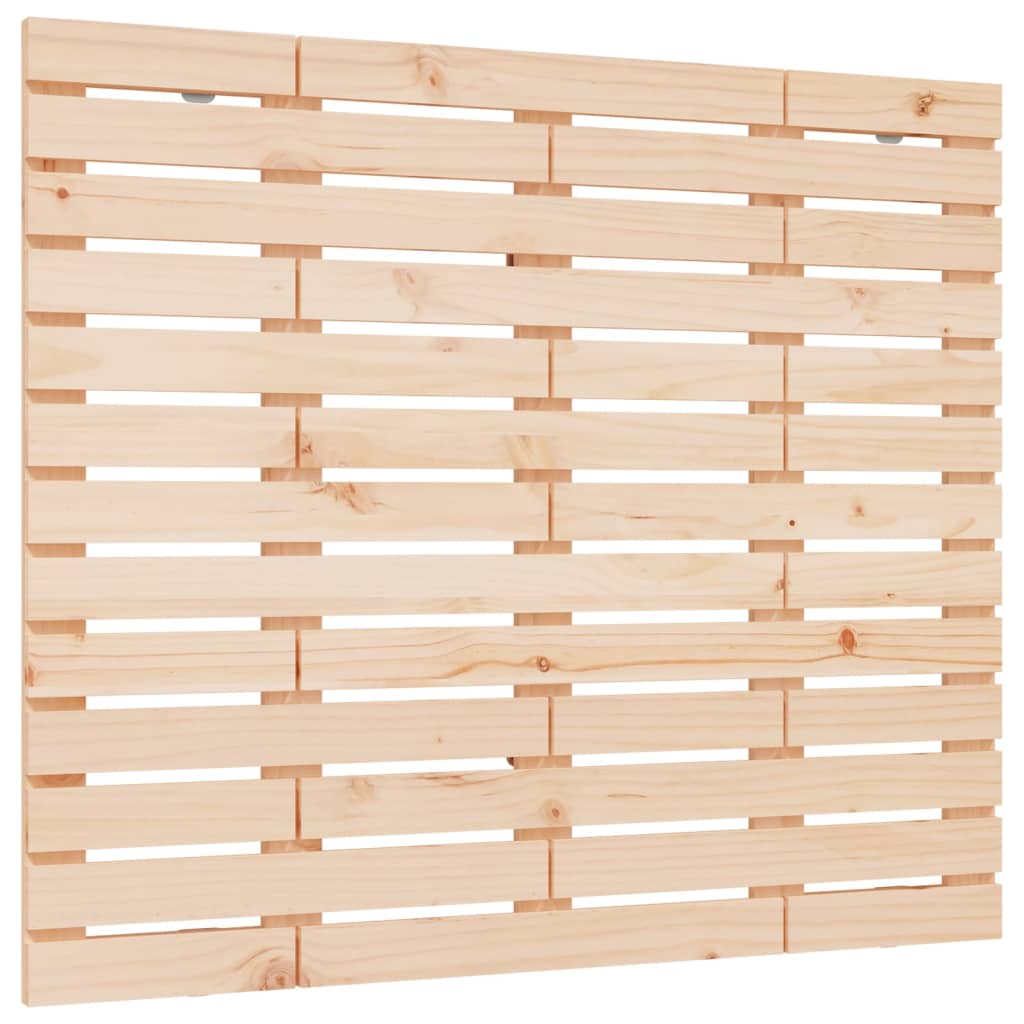 Vidaxl hoofdbord wandmontage 146x3x91,5 cm massief grenenhout