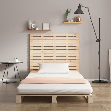 Vidaxl hoofdbord wandmontage 146x3x91,5 cm massief grenenhout