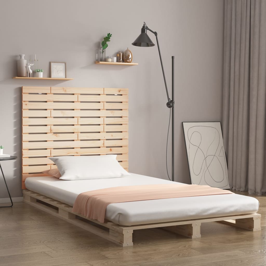 Vidaxl hoofdbord wandmontage 146x3x91,5 cm massief grenenhout