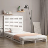 Vidaxl hoofdbord wandmontage 146x3x91,5 cm massief grenenhout wit