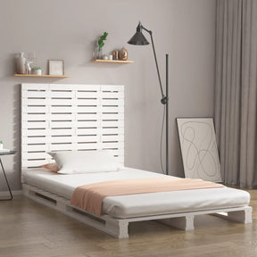 Vidaxl hoofdbord wandmontage 146x3x91,5 cm massief grenenhout wit