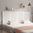 Vidaxl hoofdbord wandmontage 166x3x91,5 cm massief grenenhout wit