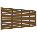 Vidaxl hoofdbord wandmontage 166x3x91,5 cm grenenhout honingbruin