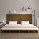 Vidaxl hoofdbord wandmontage 166x3x91,5 cm grenenhout honingbruin