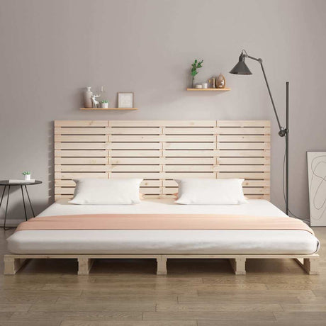 Vidaxl hoofdbord wandmontage 186x3x91,5 cm massief grenenhout