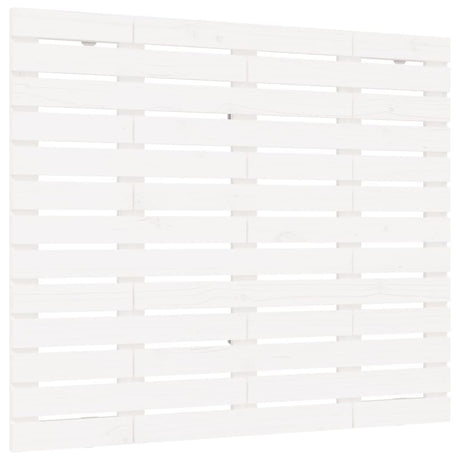 Vidaxl hoofdbord wandmontage 141x3x91,5 cm massief grenenhout wit