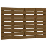 Vidaxl hoofdbord wandmontage 106x3x63 cm grenenhout honingbruin