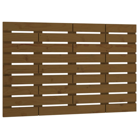 Vidaxl hoofdbord wandmontage 106x3x63 cm grenenhout honingbruin