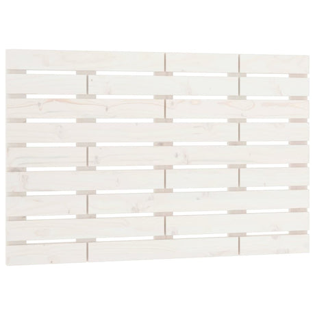 Vidaxl hoofdbord wandmontage 96x3x63 cm massief grenenhout wit
