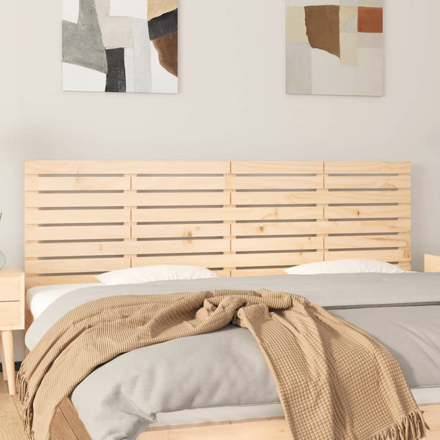 Vidaxl hoofdbord wandmontage 166x3x63 cm massief grenenhout