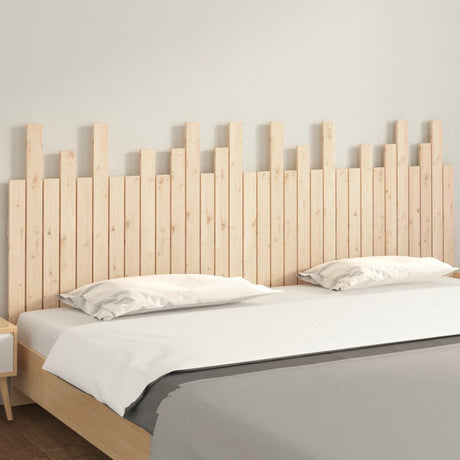Vidaxl hoofdbord wandmontage 204x3x80 cm massief grenenhout
