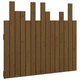 Vidaxl hoofdbord wandmontage 95,5x3x80 cm grenenhout honingbruin