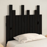 Vidaxl hoofdbord wandmontage 82,5x3x80 cm massief grenenhout zwart