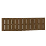Vidaxl wandhoofdbord 204x3x60 cm massief grenenhout honingbruin