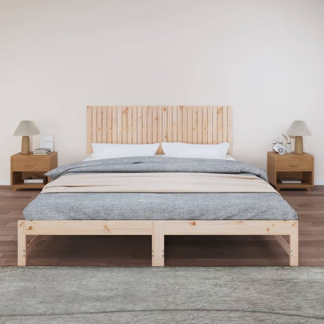 Vidaxl wandhoofdbord 185x3x60 cm massief grenenhout