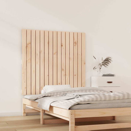 Vidaxl wandhoofdbord 95,5x3x90 cm massief grenenhout