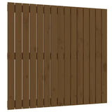 Vidaxl wandhoofdbord 95,5x3x90 cm massief grenenhout honingbruin