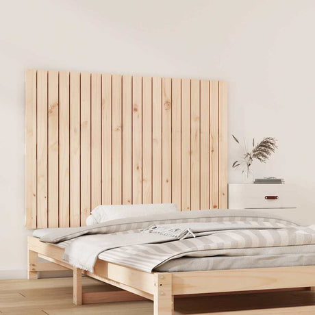 Vidaxl wandhoofdbord 127,5x3x90 cm massief grenenhout