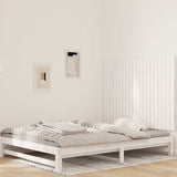 Vidaxl wandhoofdbord 127,5x3x90 cm massief grenenhout wit