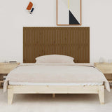 Vidaxl wandhoofdbord 166x3x90 cm massief grenenhout honingbruin