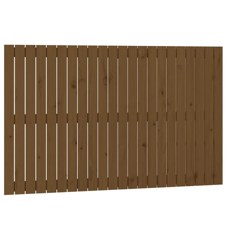 Vidaxl wandhoofdbord 140x3x90 cm massief grenenhout honingbruin