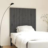 Vidaxl wandhoofdbord 108x3x110 cm massief grenenhout grijs
