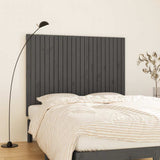 Vidaxl wandhoofdbord 146,5x3x110 cm massief grenenhout grijs