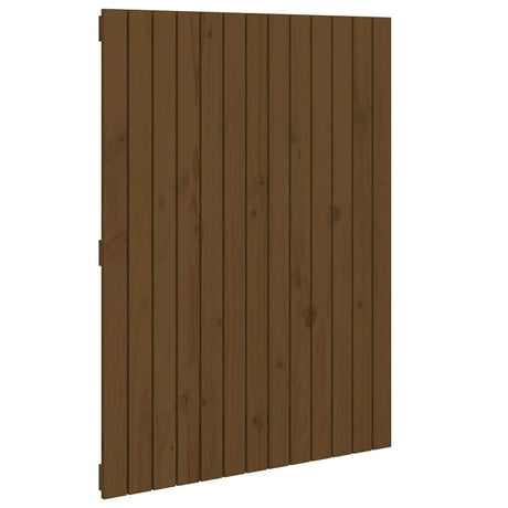 Vidaxl wandhoofdbord 82,5x3x110 cm massief grenenhout honingbruin