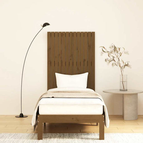 Vidaxl wandhoofdbord 82,5x3x110 cm massief grenenhout honingbruin