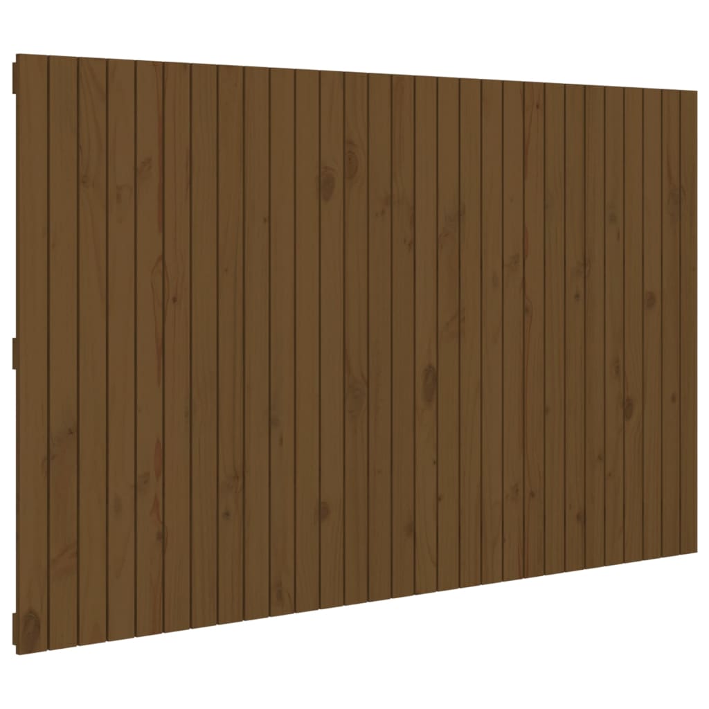 Vidaxl wandhoofdbord 185x3x110 cm massief grenenhout honingbruin