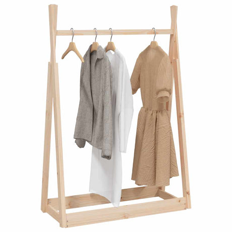 Vidaxx Kleiderständer 100x45x150 cm massives Kiefernholz