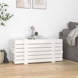 VidaXL Aufbewahrungsbox 91x40,5x42 cm massives Kiefernholz weiß