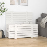 VidaXL Aufbewahrungsbox 91x40,5x42 cm massives Kiefernholz weiß