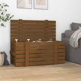 Vidaxx Aufbewahrungsbox 91x40,5x42 cm massives Kiefernholz honigbraun