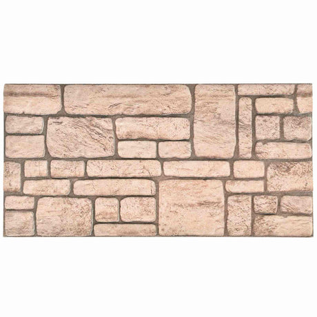 Vidaxl wandpanelen 10 st 100 x 50 cm beige eps-schuim