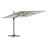 Vidaxx schwimmender Sonnenschirm mit Aluminiumstange 400x300 cm sandweiß