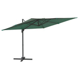 Vidaxx schwimmender Sonnenschirm mit Aluminiumstange 300x300 cm grün
