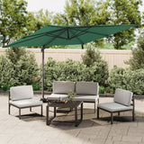 Vidaxx schwimmender Sonnenschirm mit Aluminiumstange 300x300 cm grün
