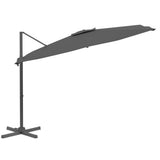 Vidaxx schwimmender Sonnenschirm mit Aluminiumstange 300x300 cm Anthrazit