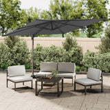 Vidaxx schwimmender Sonnenschirm mit Aluminiumstange 400x300 cm Anthrazit