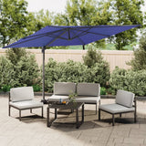 Vidaxx schwimmender Sonnenschirm mit Aluminiumstange 400x300 cm azurblau