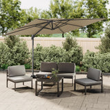 Vidaxx schwimmender Sonnenschirm mit Doppeldach 300x300 cm Taupe