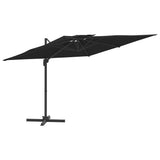 Vidaxx schwimmender Sonnenschirm mit Doppelspitze 400x300 cm schwarz
