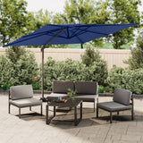 Vidaxx schwimmender Sonnenschirm mit Doppeldach 300x300 cm azurblau