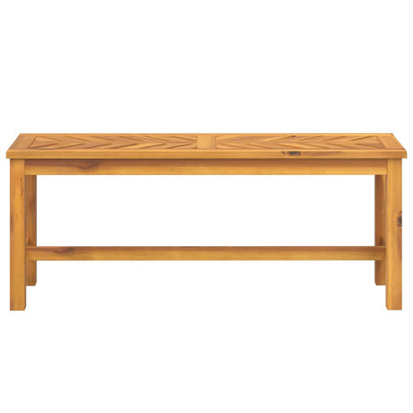 Vidaxl tuinbank 110 cm massief acaciahout