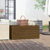 Vidaxl tuinbox 101x50,5x46,5 cm massief grenenhout honingbruin