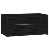 Vidaxl tuinbox 101x50,5x46,5 cm massief grenenhout zwart
