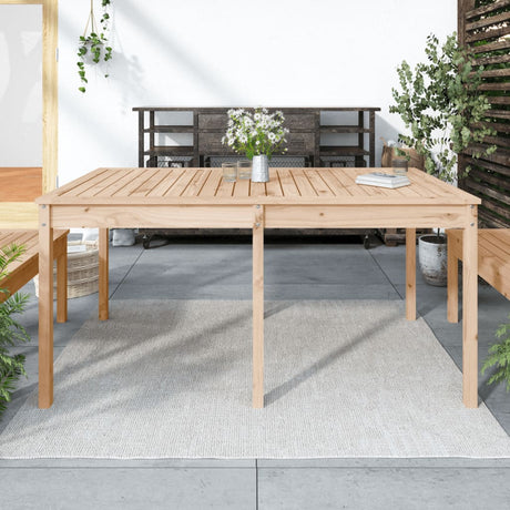 Vidaxl tuintafel 159,5x82,5x76 cm massief grenenhout