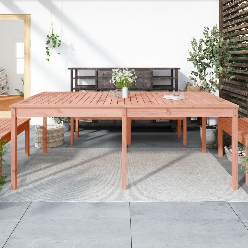Vidaxl tuintafel 203,5x100x76 cm massief douglashout