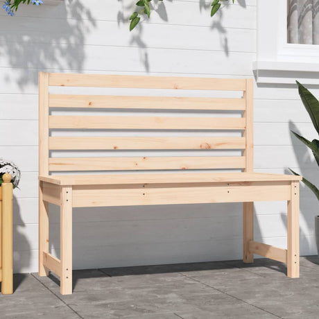 Vidaxl tuinbank 109 cm massief grenenhout